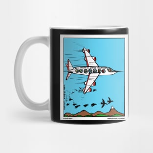 Bird Migration Service Airline Funny Animal Novelty Gift Mug